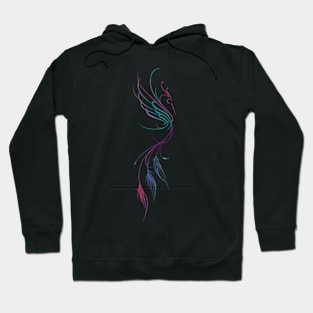 Multi Colored Abstract Phoenix Hoodie